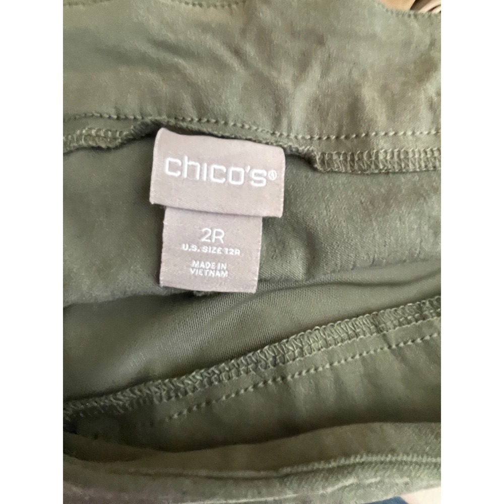 Chico's Womens Pants 2R/12 Lot of 3 Ankle Multi So Slimming Brigitte Stretch - Picture 8 of 12